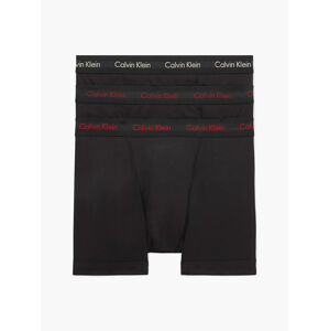 Calvin Klein pánské černé boxerky 3 pack - XL (6G6)